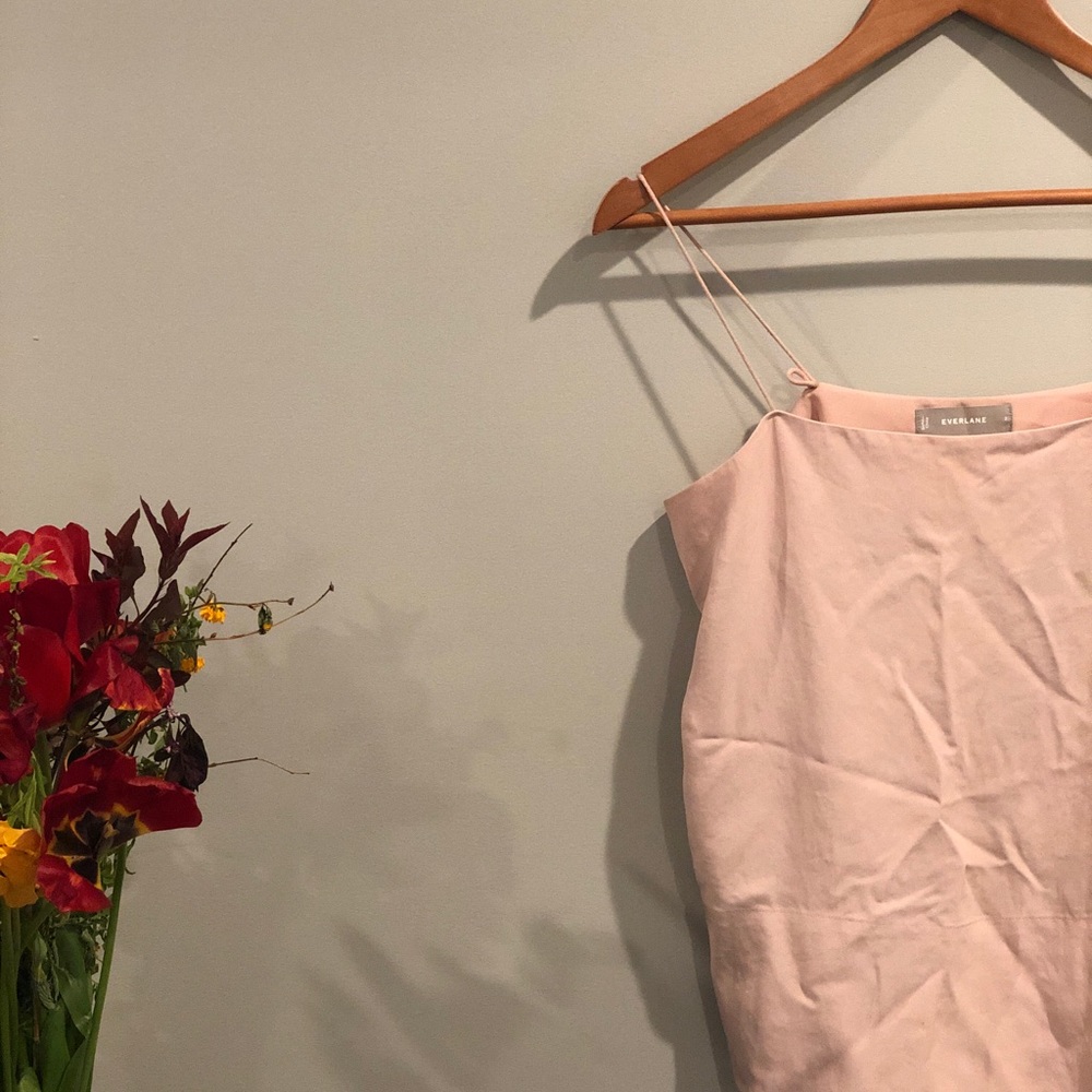 Everlane - blush colored tank